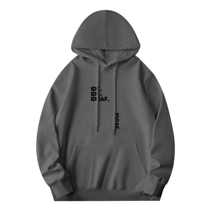 IDK IDC IDGAF Slogan Urban Street Hoodie