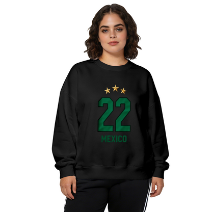 Mexico 22 National Team Inspired Crewneck Sweatshirt