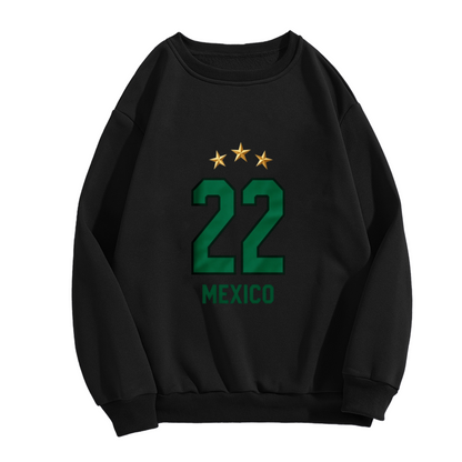 Mexico 22 National Team Inspired Crewneck Sweatshirt