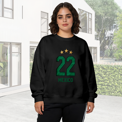 Mexico 22 National Team Inspired Crewneck Sweatshirt