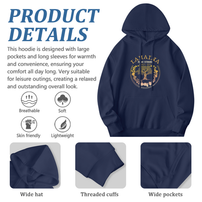 Golden King Crown Streetwear Hoodie, Unisex Comfort Fashion Pullover