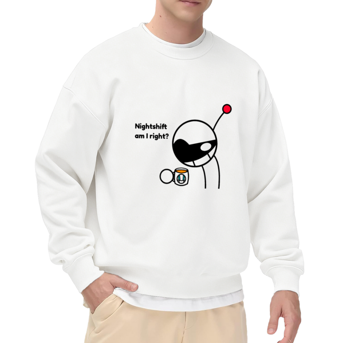 Classic Bold COACH Text Minimalist Crewneck Sweatshirt