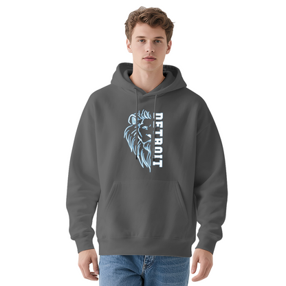Fierce Detroit Lion Animal Graphic Street Hoodie