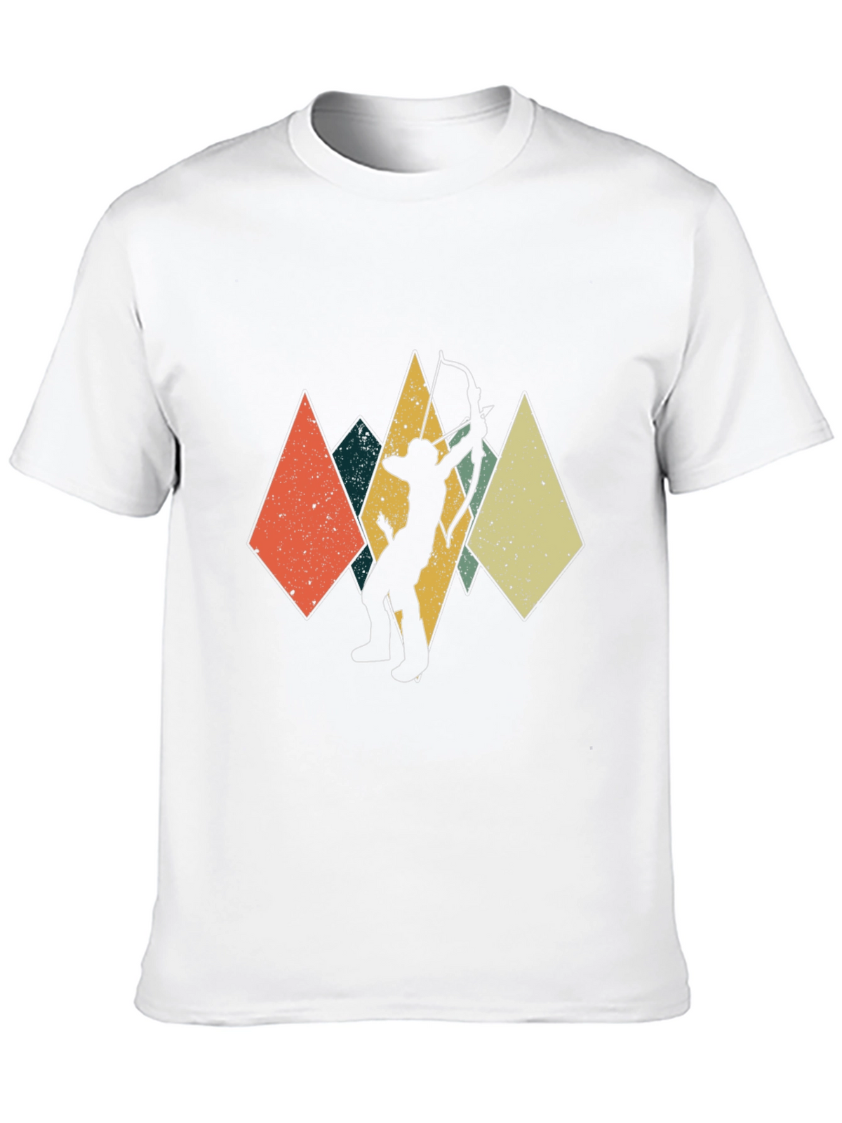 Archery Silhouette T-Shirt - Retro Design