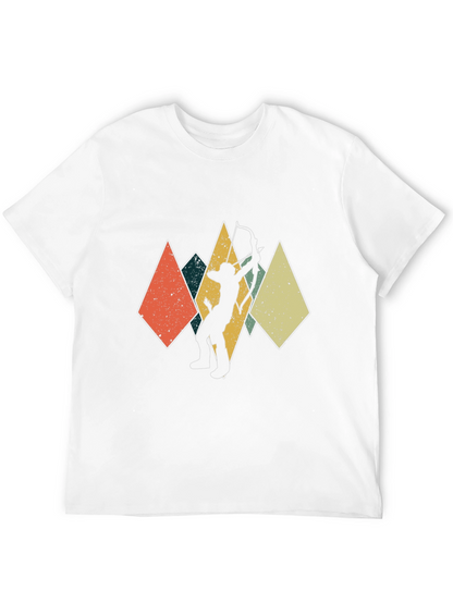 Archery Silhouette T-Shirt - Retro Design