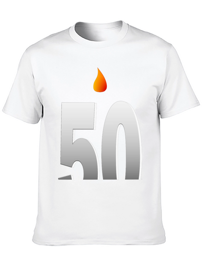 Birthday 50 Candle T-Shirt - Celebrate in Style!