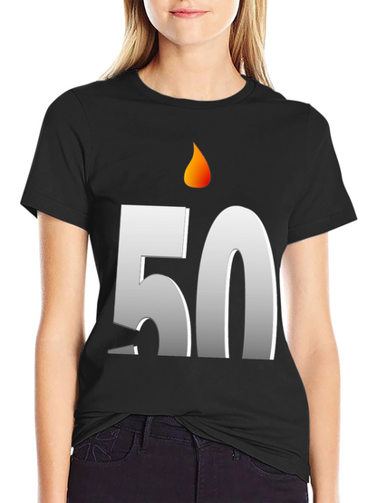 Birthday 50 Candle T-Shirt - Celebrate in Style!