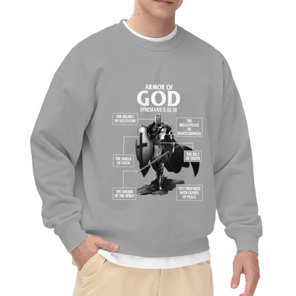 Full Armor Of God Ephesians 6:10 Knight Graphic Sweatshirt