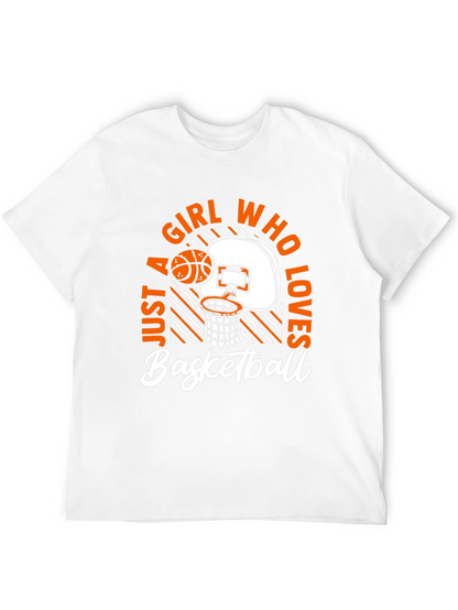 Girl Who Loves Basketball T-Shirt