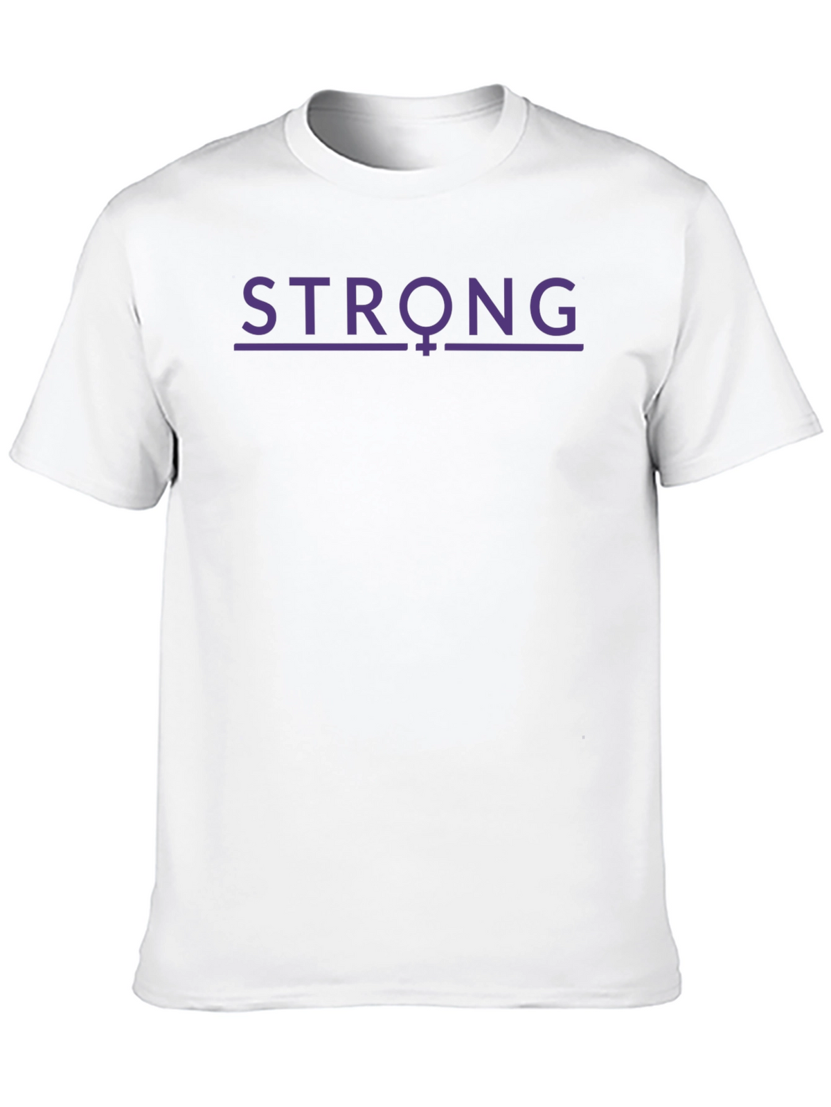 Strong Feminist T-Shirt - Purple Design