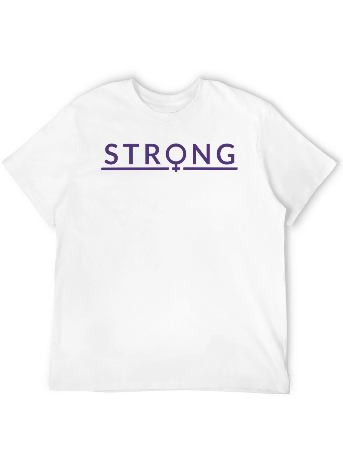 Strong Feminist T-Shirt - Purple Design