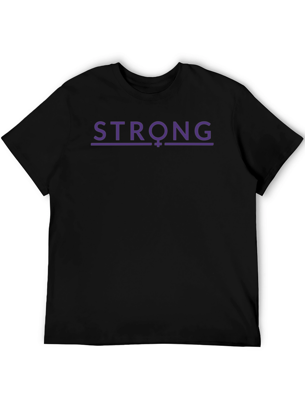 Strong Feminist T-Shirt - Purple Design