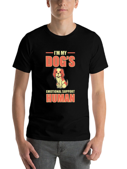 Dogs Emotional Support Human T-Shirt