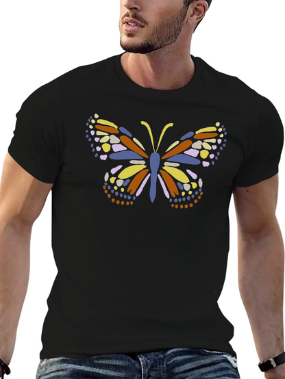 Butterfly Graphic Black T-Shirt