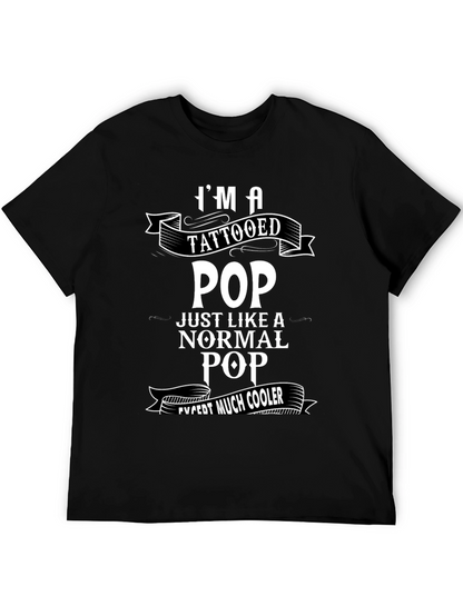 Tattooed Pop Graphic T-Shirt - Cool Fathers Day Gift
