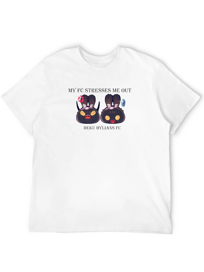 My FC Stresses Me Out Black Tee