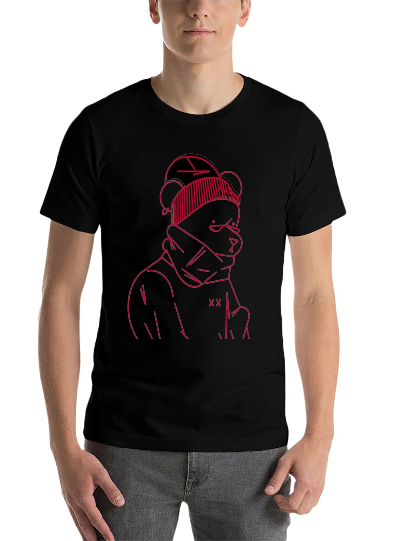 Graphic Bear Tee - Cool Streetwear Style