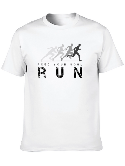 Feed Your Soul Run T-Shirt - Black