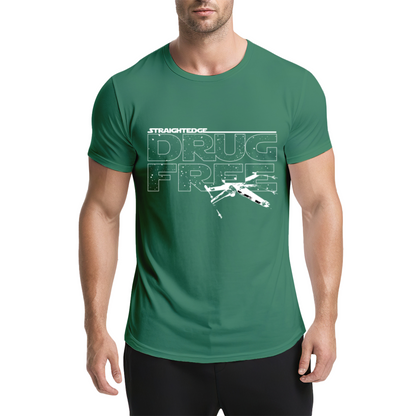 Straight Edge X-Wing Star Wars Fan Graphic T-Shirt
