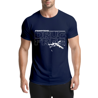 Straight Edge X-Wing Star Wars Fan Graphic T-Shirt