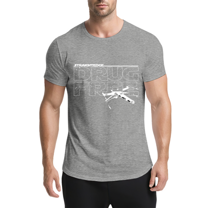 Straight Edge X-Wing Star Wars Fan Graphic T-Shirt