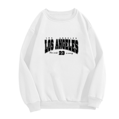 LOS ANGELES Retro Varsity Letter Sweatshirt