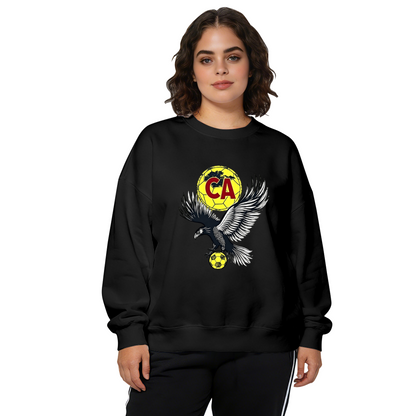 Classic CA Club Eagle Football Fan Crewneck Sweatshirt