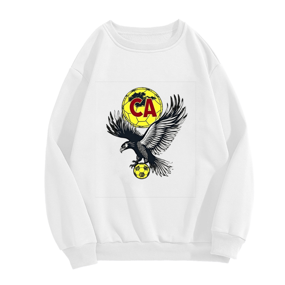 Classic CA Club Eagle Football Fan Crewneck Sweatshirt