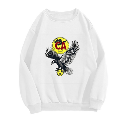 Classic CA Club Eagle Football Fan Crewneck Sweatshirt