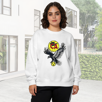 Classic CA Club Eagle Football Fan Crewneck Sweatshirt