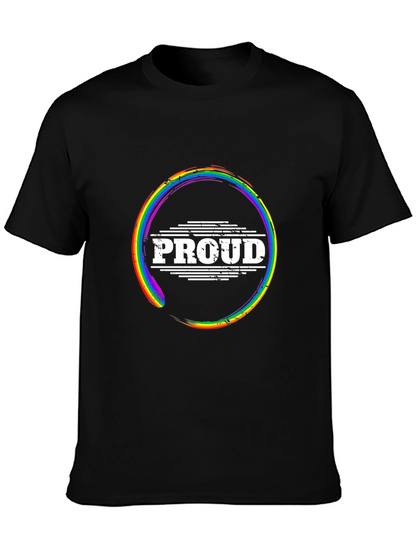 Proud LGBTQ Rainbow Graphic Tee