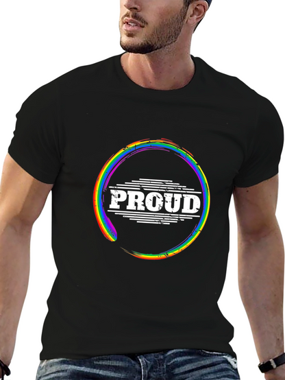 Proud LGBTQ Rainbow Graphic Tee