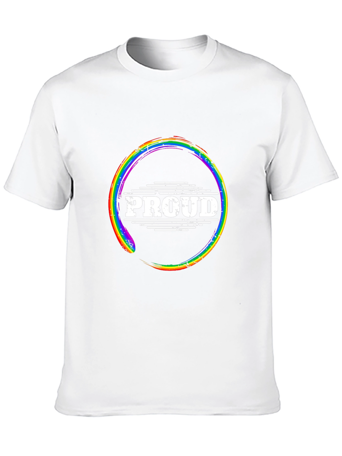 Proud LGBTQ Rainbow Graphic Tee