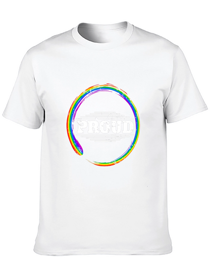Proud LGBTQ Rainbow Graphic Tee