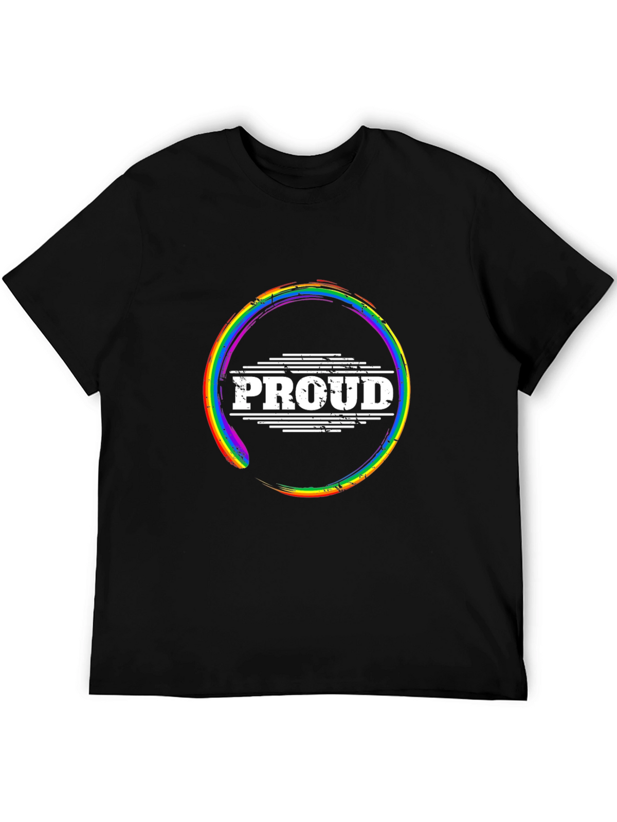 Proud LGBTQ Rainbow Graphic Tee