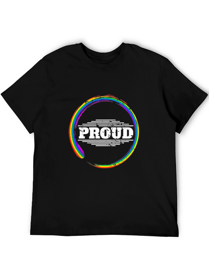 Proud LGBTQ Rainbow Graphic Tee