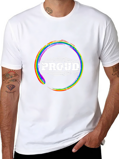 Proud LGBTQ Rainbow Graphic Tee