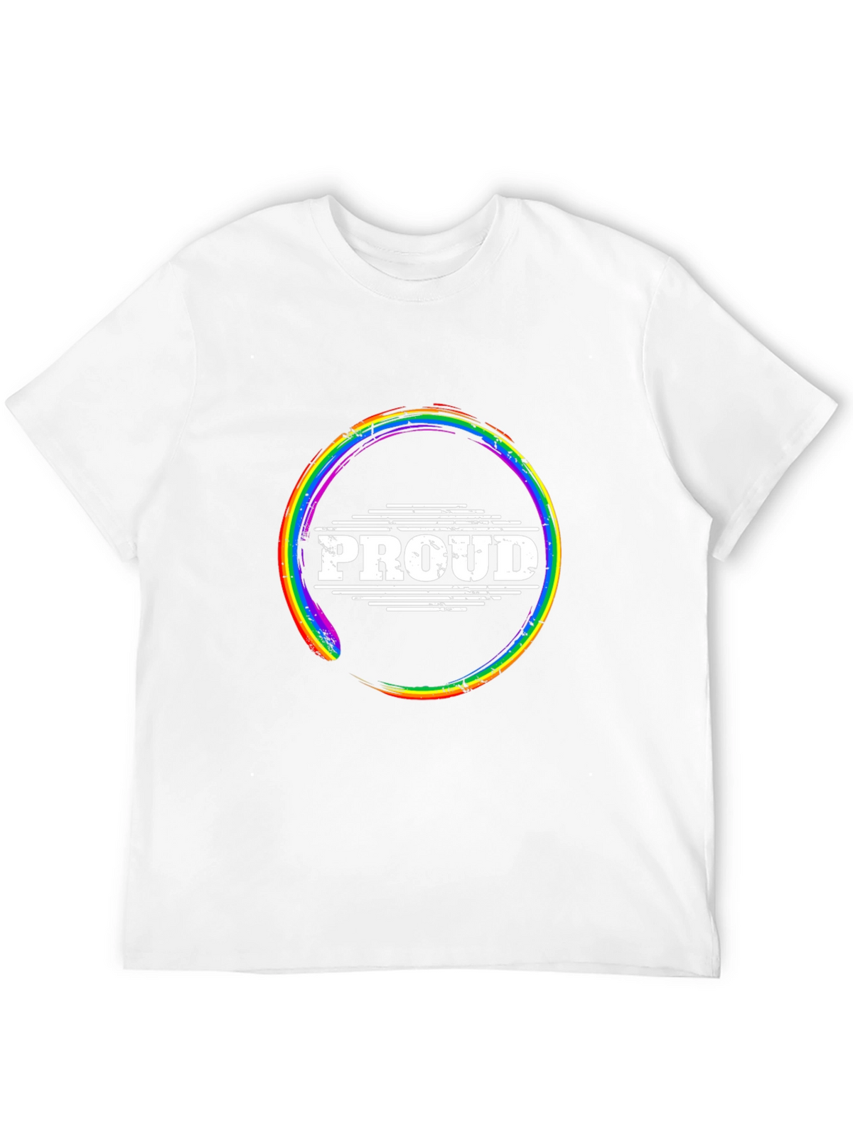 Proud LGBTQ Rainbow Graphic Tee