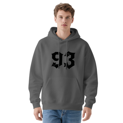 Vintage Star Number 93 Retro Streetwear White Hoodie