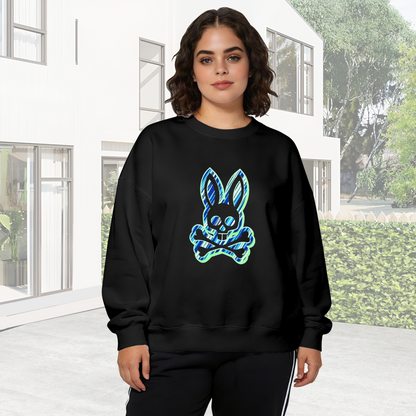 Vibrant Butterfly & Floral Art Crewneck Sweatshirt