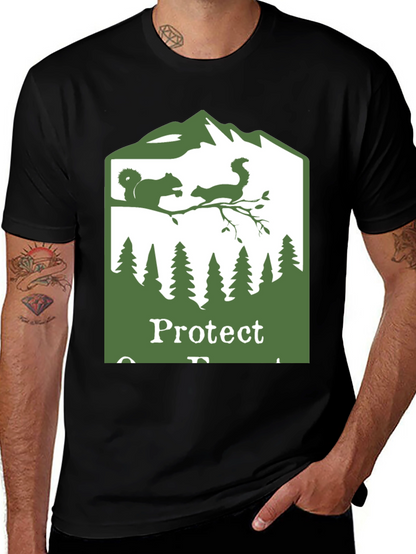 Protect Our Forests Black T-Shirt