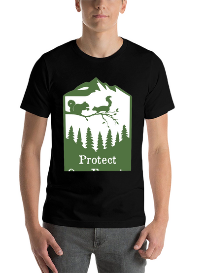 Protect Our Forests Black T-Shirt