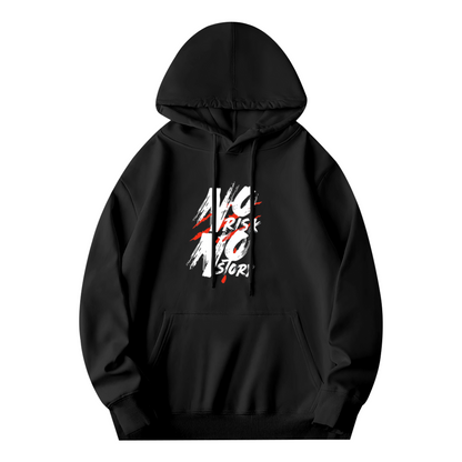 No Pain No Story Motivational Grunge Art Hoodie