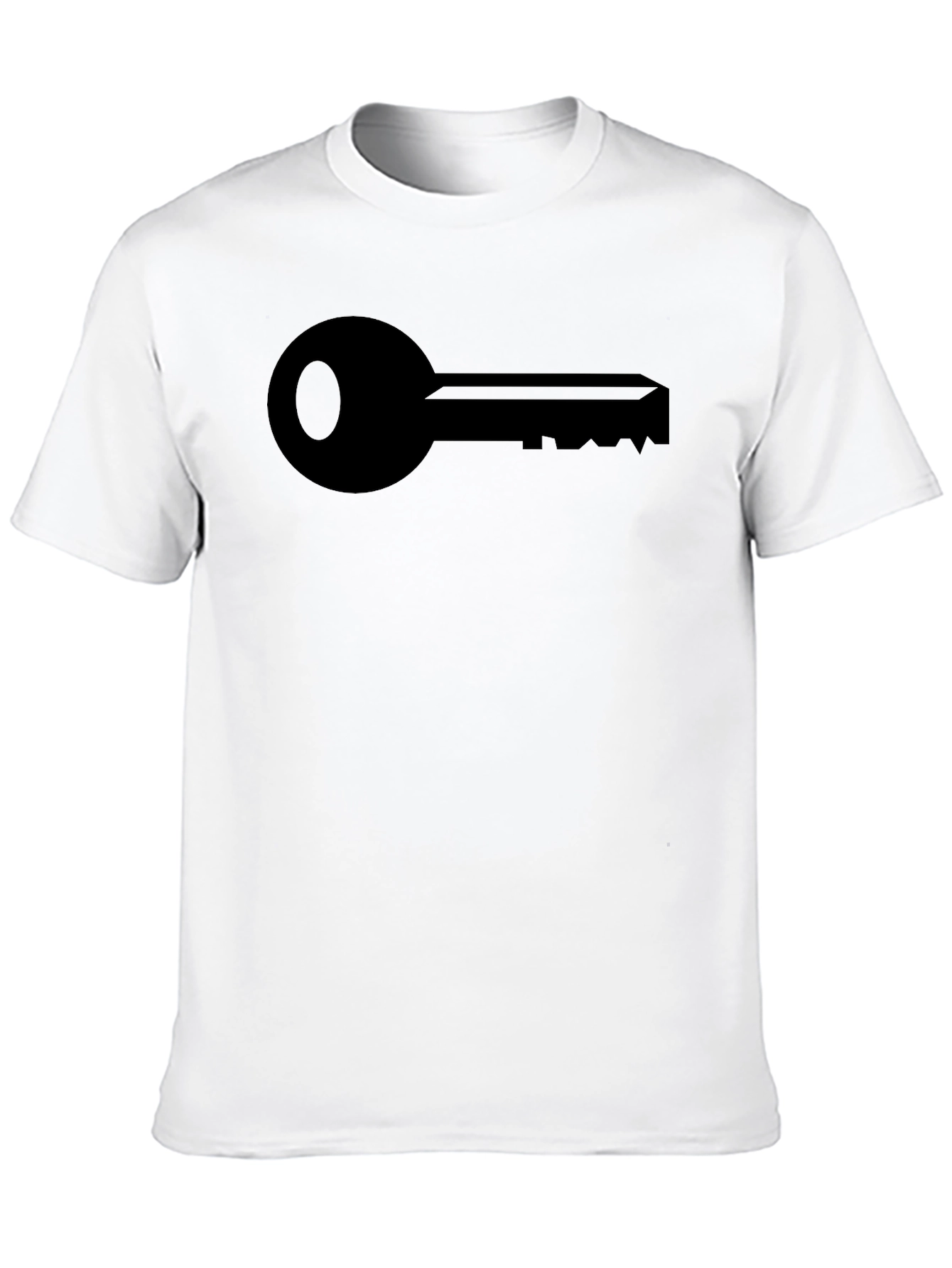 Key Graphic Black T-Shirt - Classic Design