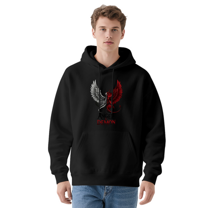 Angel Vs Demon Wings Art Hoodie