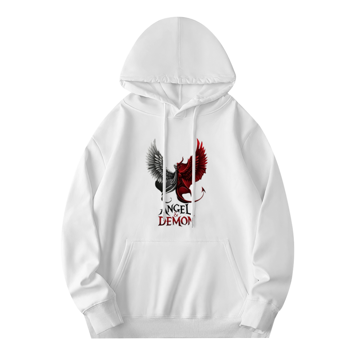 Angel Vs Demon Wings Art Hoodie