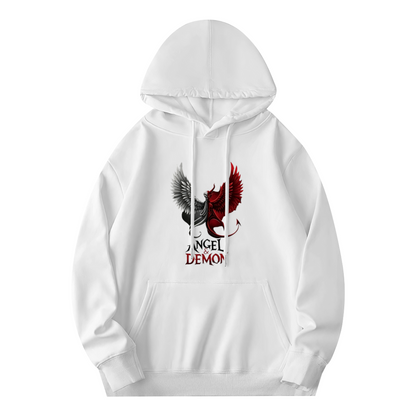 Angel Vs Demon Wings Art Hoodie