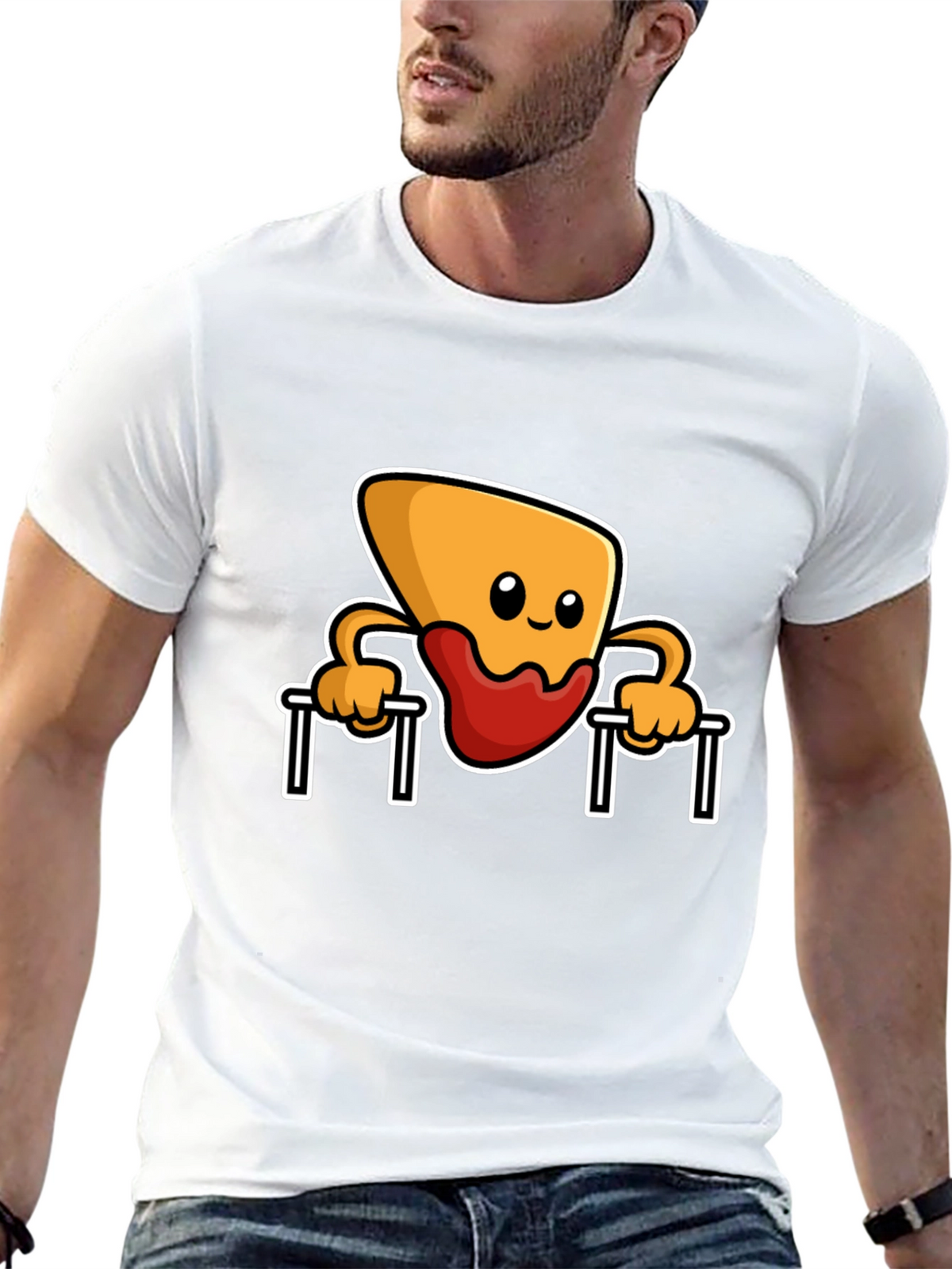 Funny Nacho Dip Pull-up T-Shirt