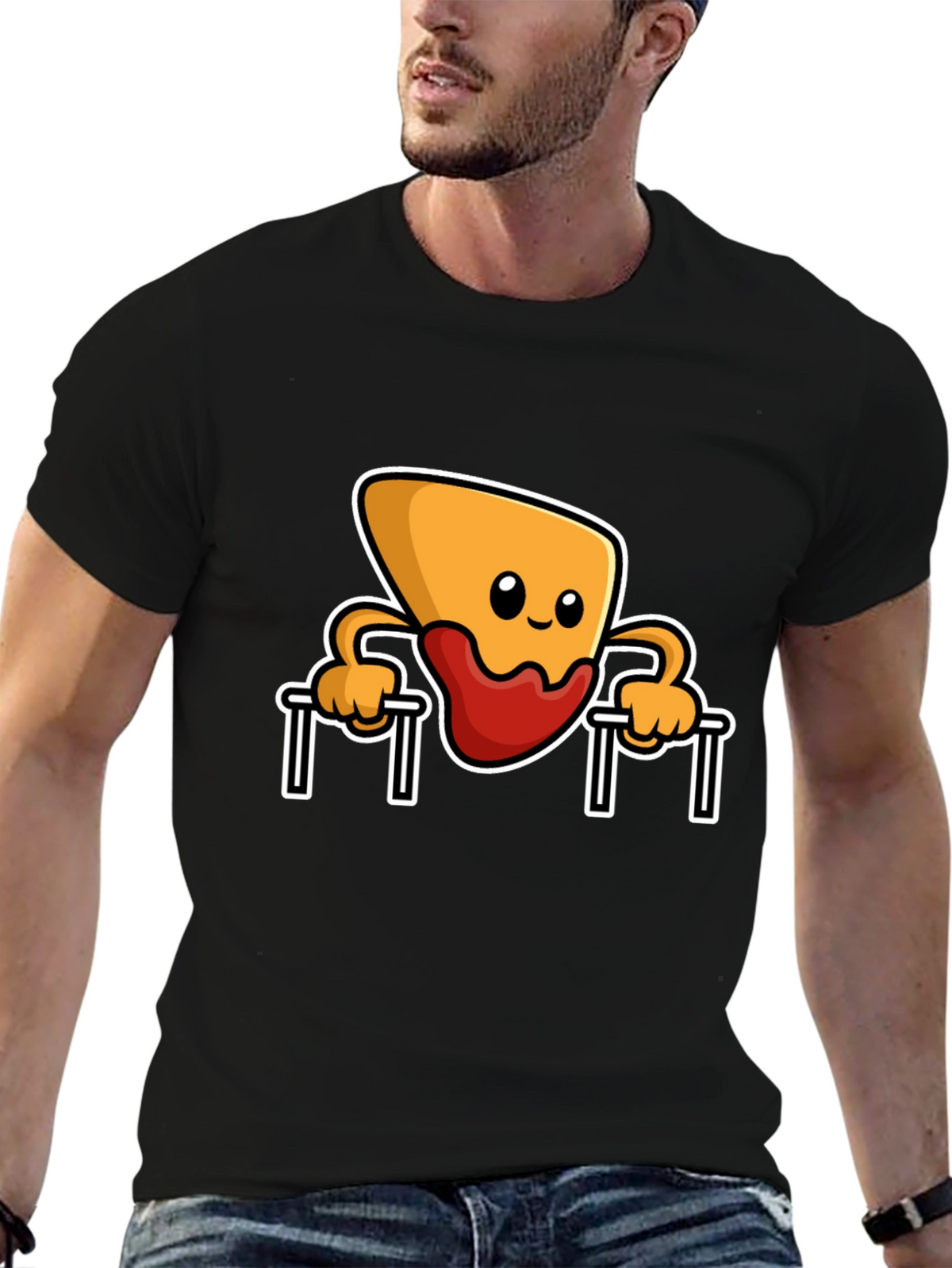 Funny Nacho Dip Pull-up T-Shirt