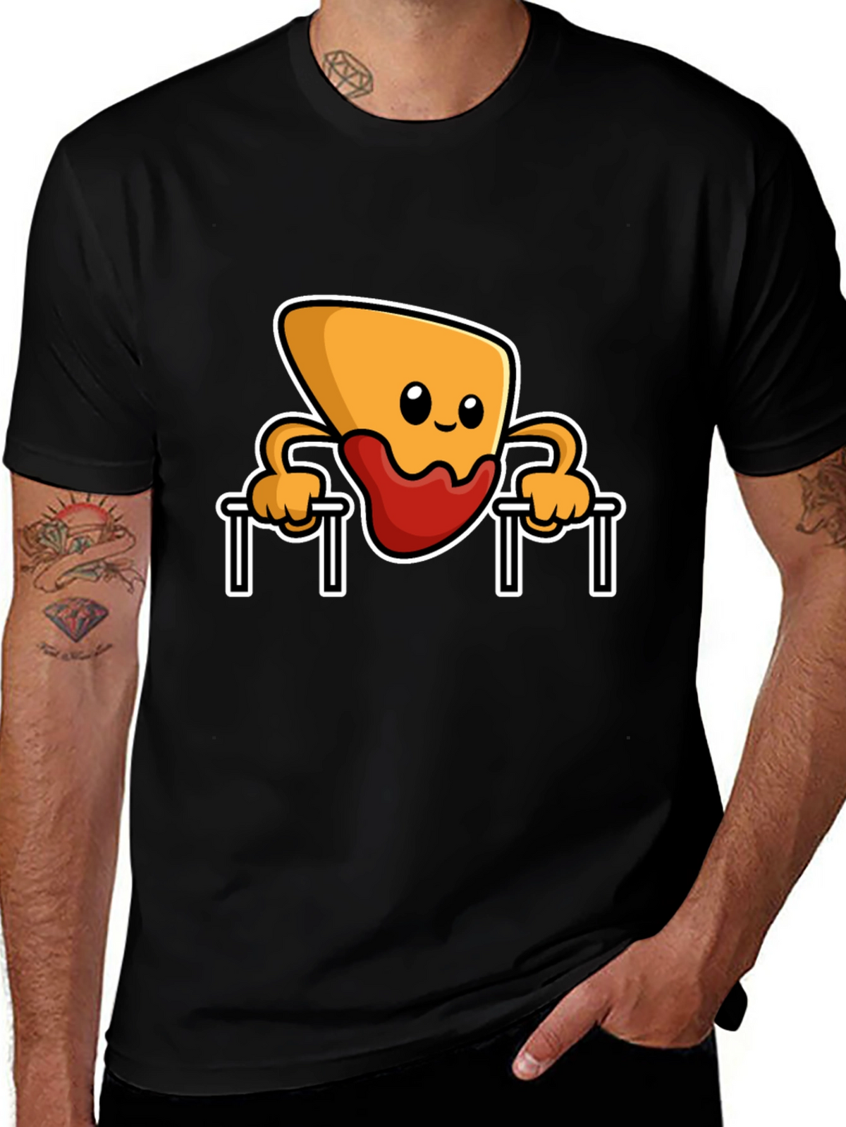 Funny Nacho Dip Pull-up T-Shirt